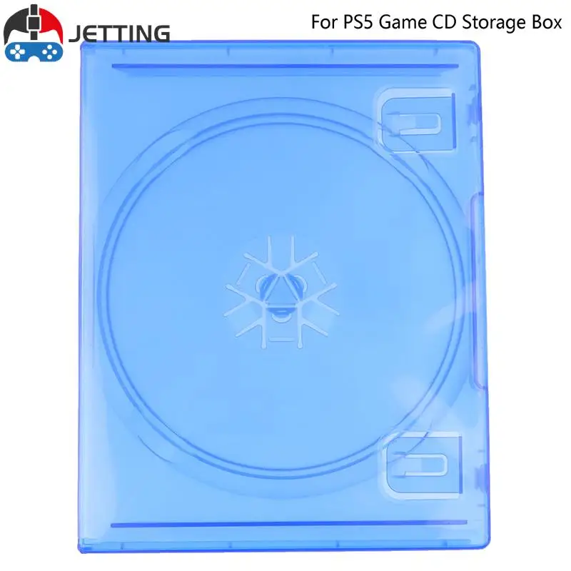 1Pc Cd Game Case Scatola Protettiva Compatibile Per Ps5 / Ps4 Game Disk Holder Cd Dvd Discs Storage Box Cover Dropship