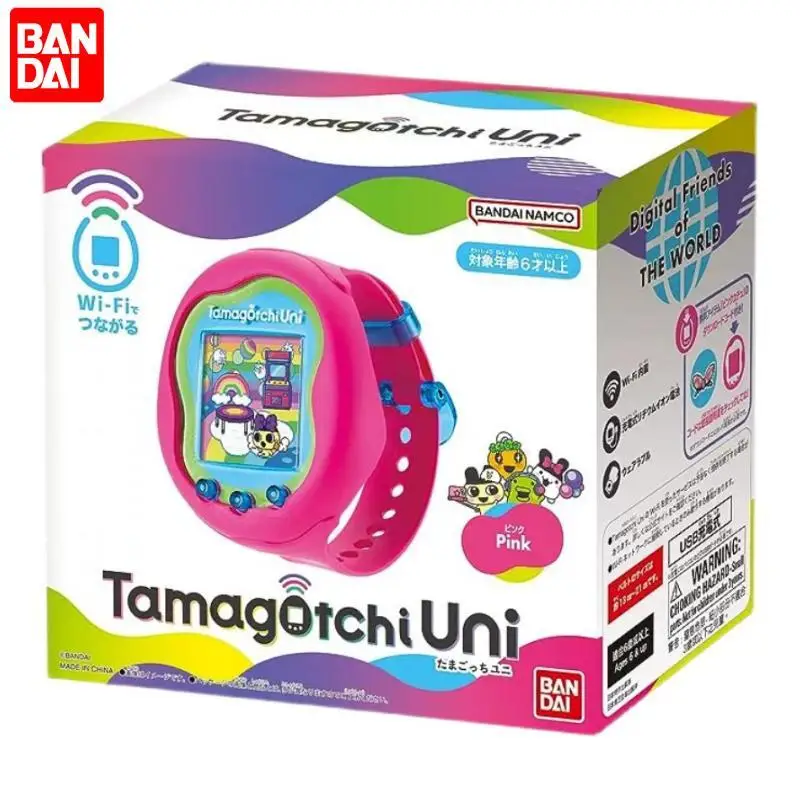 

New Original Bandai Tamagotchi Uni Electronic Pet Pix Machine Game Console Color Screen Toys Kawaii Birthday Gifts