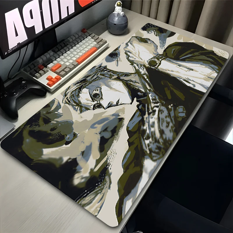 PC Cool Nanami Kento Gamer Cabinet Mouse Pad Japan Anime J-jujutsu K-kaisen Mousepad Laptop Non Slip Keyboard Rug XXL Desk Mat 2