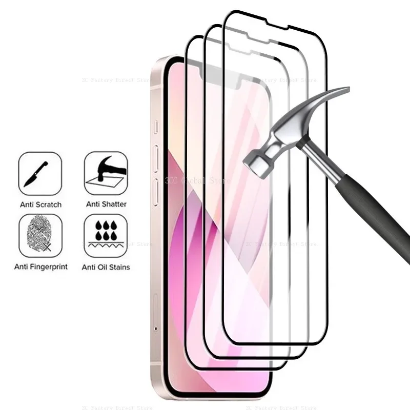 

Защитное стекло, закаленное стекло для iPhone 11 Pro Max 12 13 Mini 14 Pro 15 Plus XR XS Max 7 8 6 6S Plus