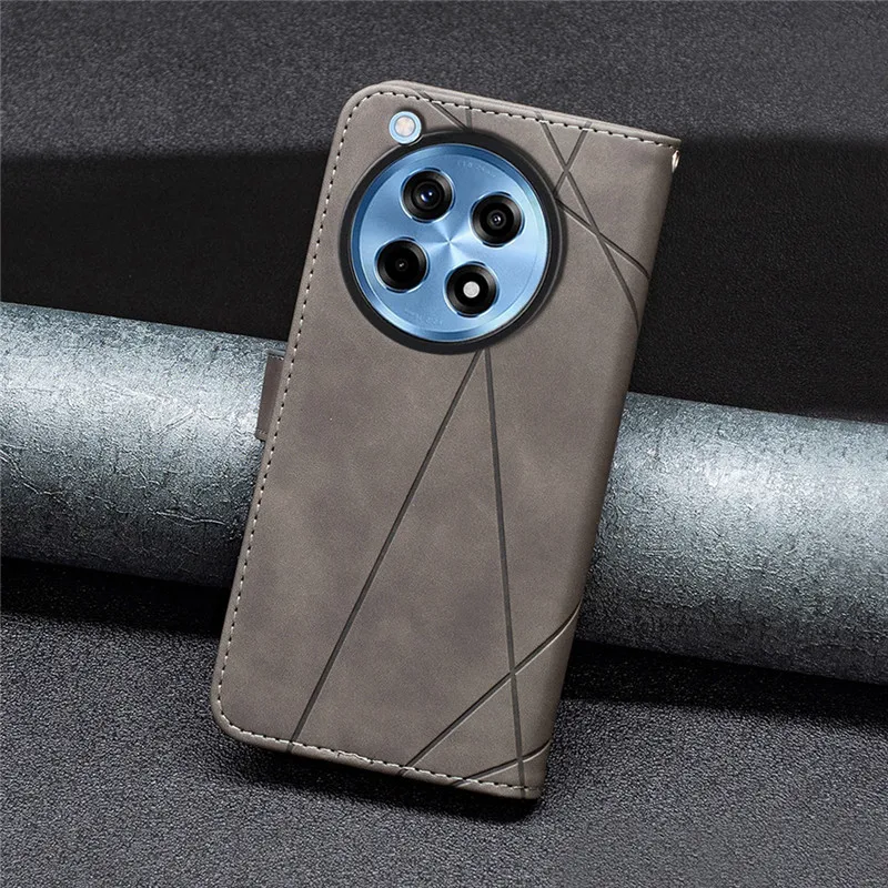 Geometric Flip Leather Wallet Phone Case Cover