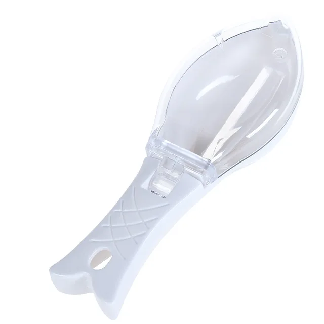 Fish Skin Brush Kitchen Tools Fish Scale with Lid Scraping Fishing Scale Brush Fish Skin Graters Cleaning Peeler Seafood Tool 6
