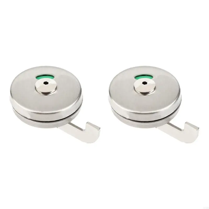 J6BB Sturdy Stainless Steel Bathroom Door Handle Set With Convenient for Easy Installation And Modern Look