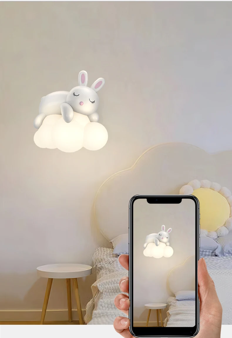 White Cloud, Bedside Light for Kids, Baby