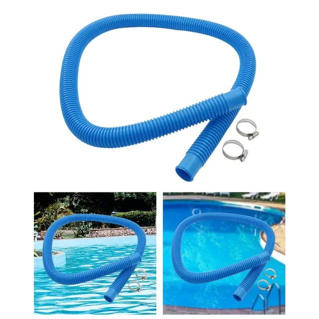 50 Hüvelykes Medence Tömlő Úszómedence Csőszivattyú/Szűrőcsere Klipekkel - Image 4