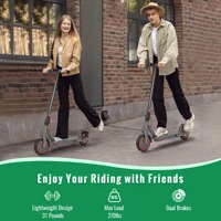 Trottinette électrique pliable SUNNIGOO Urban Commuting Escooter N7PRO 350W en alliage d'aluminium, pneus de 8,5 pouces, batterie lithium 36V 10,4Ah avec application, trottinette pour adultes, étudiants, cadeaux, trottinette légère et pliable pour les voyages et les sorties, trajets quotidiens, déplacements étudiants 3