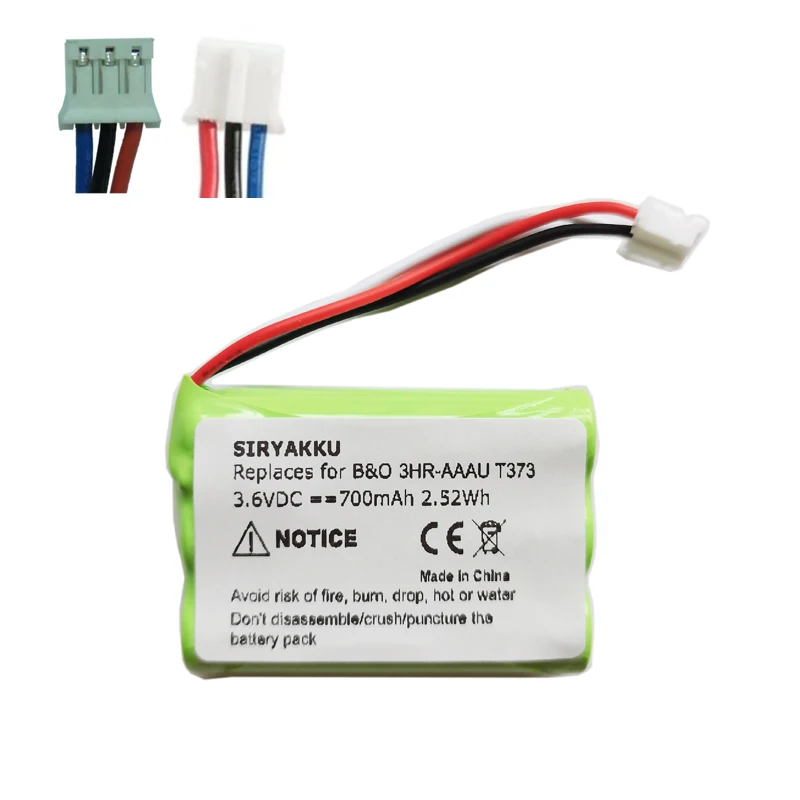 Nuova Batteria Nimh 3.6V 3Hr-Aaau Muslimact373 Per Bang & Olufsen Beocom 1, Beocom 6000, Beocom M6000, Beocom M6000 Mkii