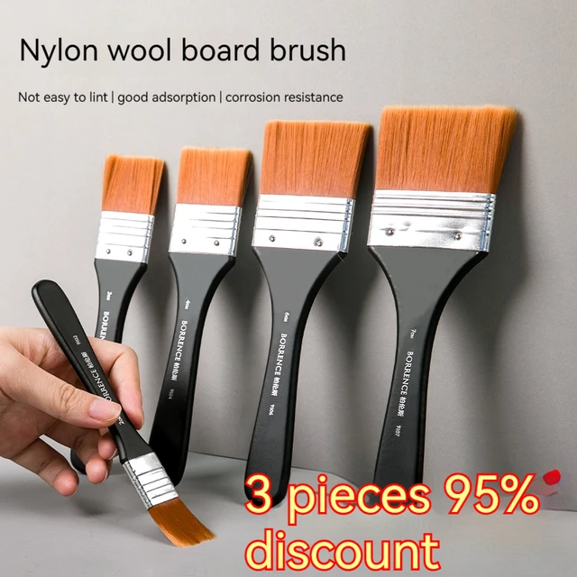 Watercolor Oil Art Paint Brush 7 Styles Memory Nylon Hair Painting Brushes Set Wood Handles Acrylic Paints Drawing Brush Tools 3