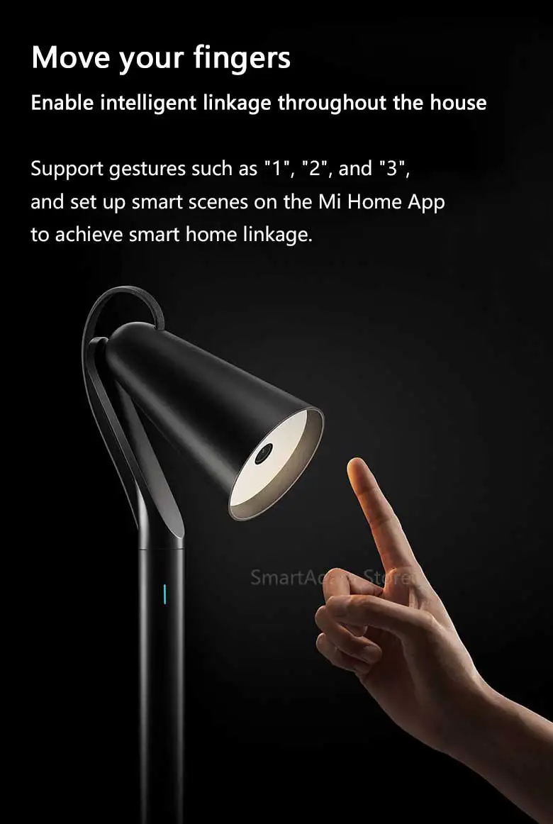 Xiaomi Mijia Pipi Lamp Gesture Control Smart Desk Lamp description image 3