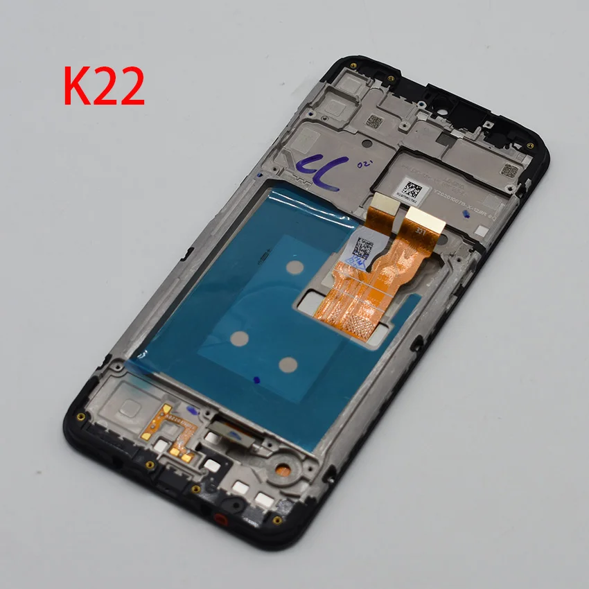 Оригинальный ЖК-дисплей для LG K22 LMK200Z LMK200E LMK200B LM-K200, сенсорный экран в сборе с рамкой, запасные части