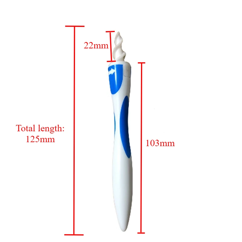 Soft Silicone Ear Wax Remover Tool with 16 Replacement Tips