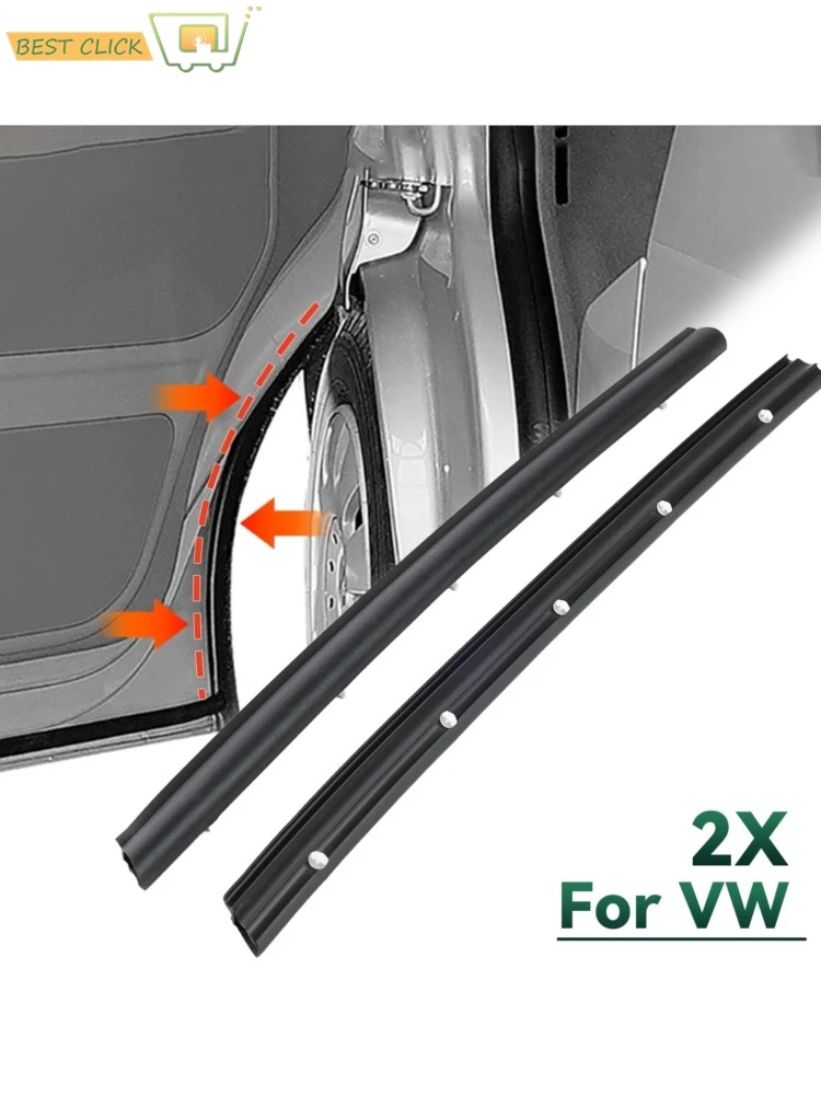 2PCS 프론트 휠 씰 고무 엣지 트림 VW Transporter T5 T6 Cara..