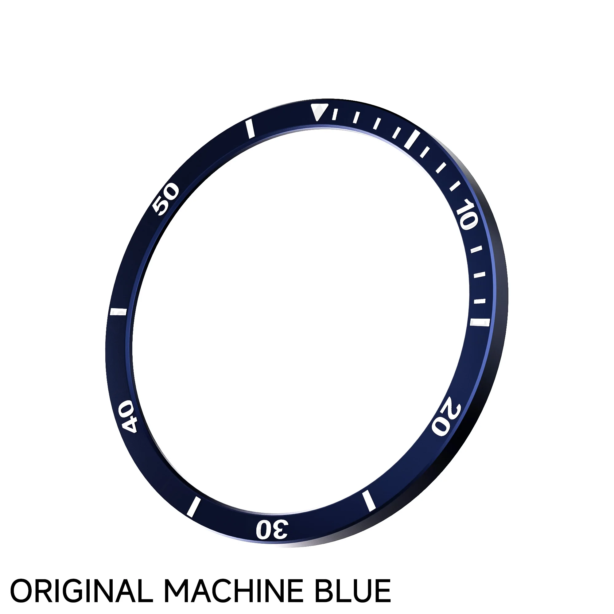 Engraved Metal Bezel Ring with Time and Speed Ruler