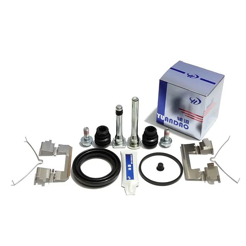 Front Rear Brake Cylinder Repair Kit Screw Guide Pin Dust Sleeve Circlip 1pc for Nissan QASHQAI J10 Brake Repair Kit
