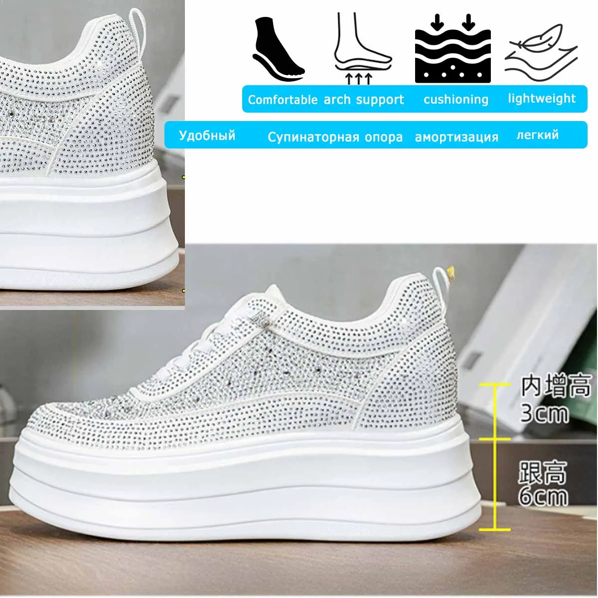 Fujin 9cm 에어 메쉬 마이크로 화이버 합성 가죽 여름 Chunky 스니커즈 통기성 플랫폼 웨지 여성 Vulcanize Hollow Shoes