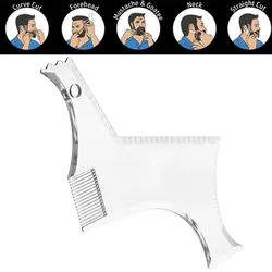 Beard Styling Shaping Tool Template Shaper Stencil Symmetry Trimming Beard Comb Beard Shaper
