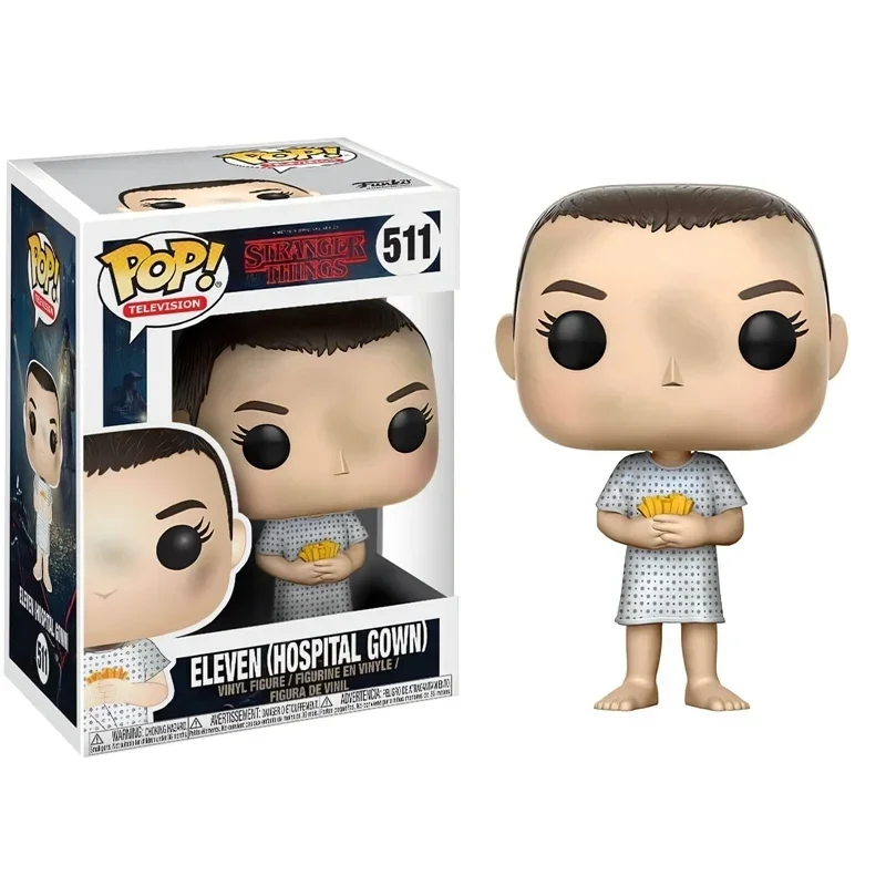 thumbnail image 1 of FUNKO POP Stranger Toys Dustin 593 Eleven 511 Nancy 514 Brenner - Colección de figuras de acción de vinilo de Things para regalos de niños, 1 of 5