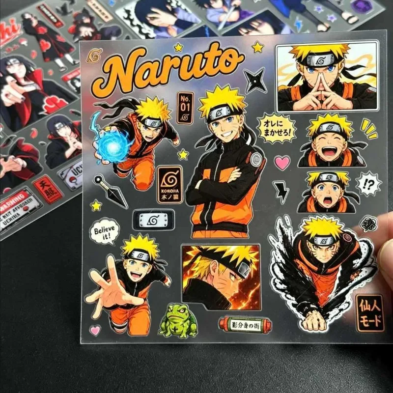 NARUTO Character Stickers - Creative DIY Waterproof Decorative Set for Phone Cases & Laptops