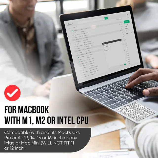 Наклейка с ярлыками для системы Apple Mac OS, новинка 2023 года, наклейка с ярлыками для MacBook Pro 13-16 дюймов, подставка для рук с Windows 2