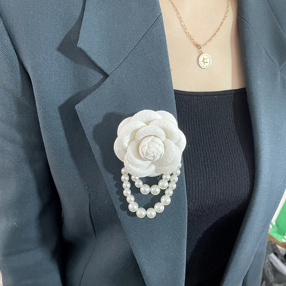 Chanel Camellia Flower Brooch  Brooch Women Flower Camellia