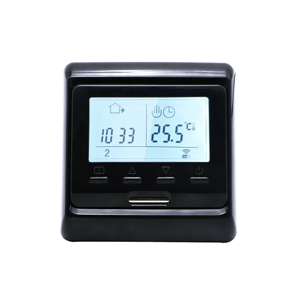Electric Underfloor Heating Electric Thermostat Best price M6.716 220V Colorful LCD Screen Programmable Temperature Controller Electric Underfloor Heating Room Thermostat