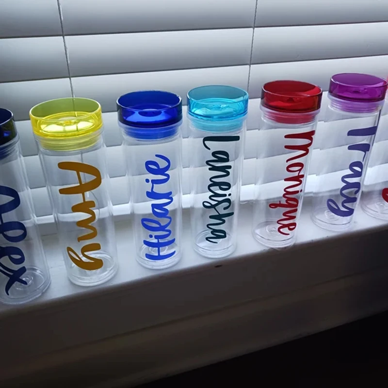 Personalized Name Vinyl Sticker Set - Custom Text Decals