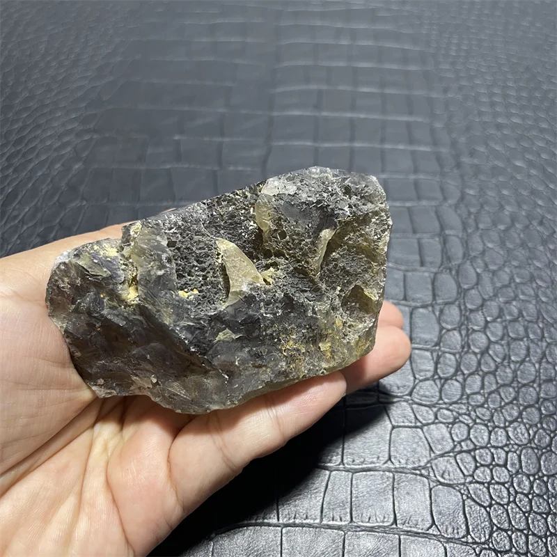 350g Natural Stone Golden Quartz Rutilated Free Form Smoky Quartz Crystal Rock Decoration Rough Polished Healing 5