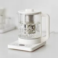 1.5L Electric Kettel Pear Pot Health Pot Small Office Multifunctional Household Glass Kettle Scented Tea White Rapid Heating 1