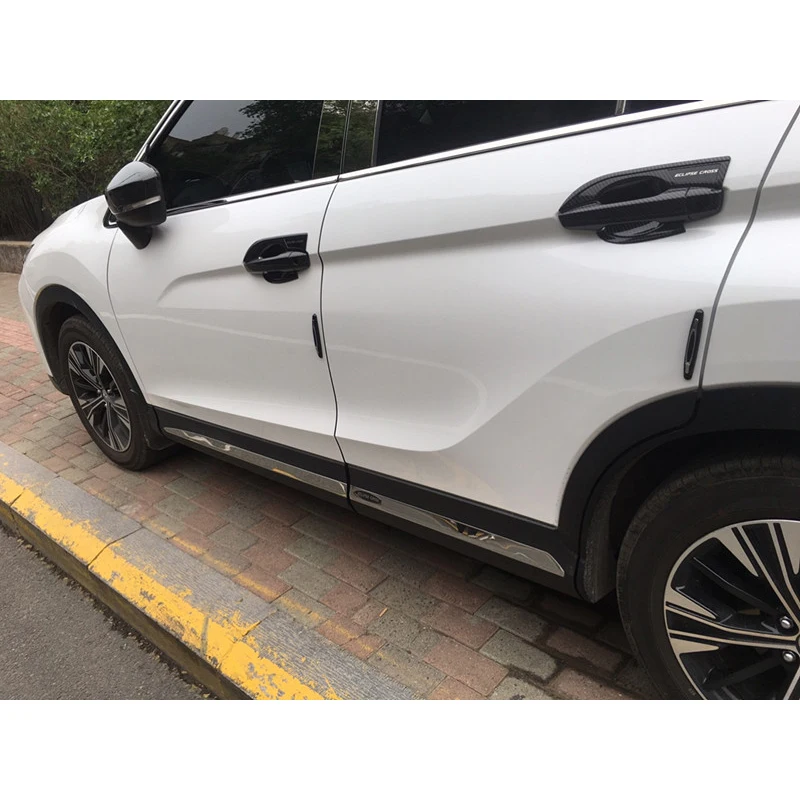 Momoap / ABS Chrome Car Body Door Side Molding Trim Sill Cover