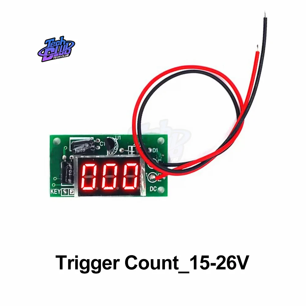 DIY Digital Counter 3-Bit Accumulator C0.36“ inches Tube Trigger Counter Module Accumulator for Electronic Component Accessory
