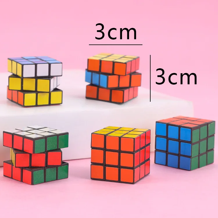 1 CM Mini Cube Smallest 3x3x3 Magic Cube 10mm Puzzle Fingertip Cube Speed  Adult DIY CollectionToys Children Gifts