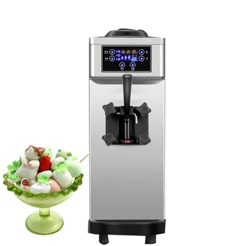 Ice Cream Machine Table Top Hard Ice Cream Yogurt Maker 1400W Automatic Benchtop Gelato Home Appliance Commercial