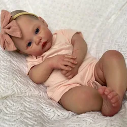 Finished Reborn Doll Meadow Soft Body Silicone Vinyl Newborn Toy For Kids Gifts Boneca Renascida Brinquedo Bebe Crianças Menina