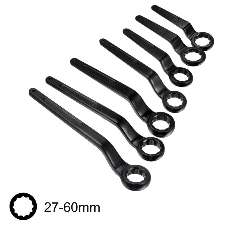 1pcs 2760mm Offset Box End Wrench Impact Wrench Ratchet Handle Spanner