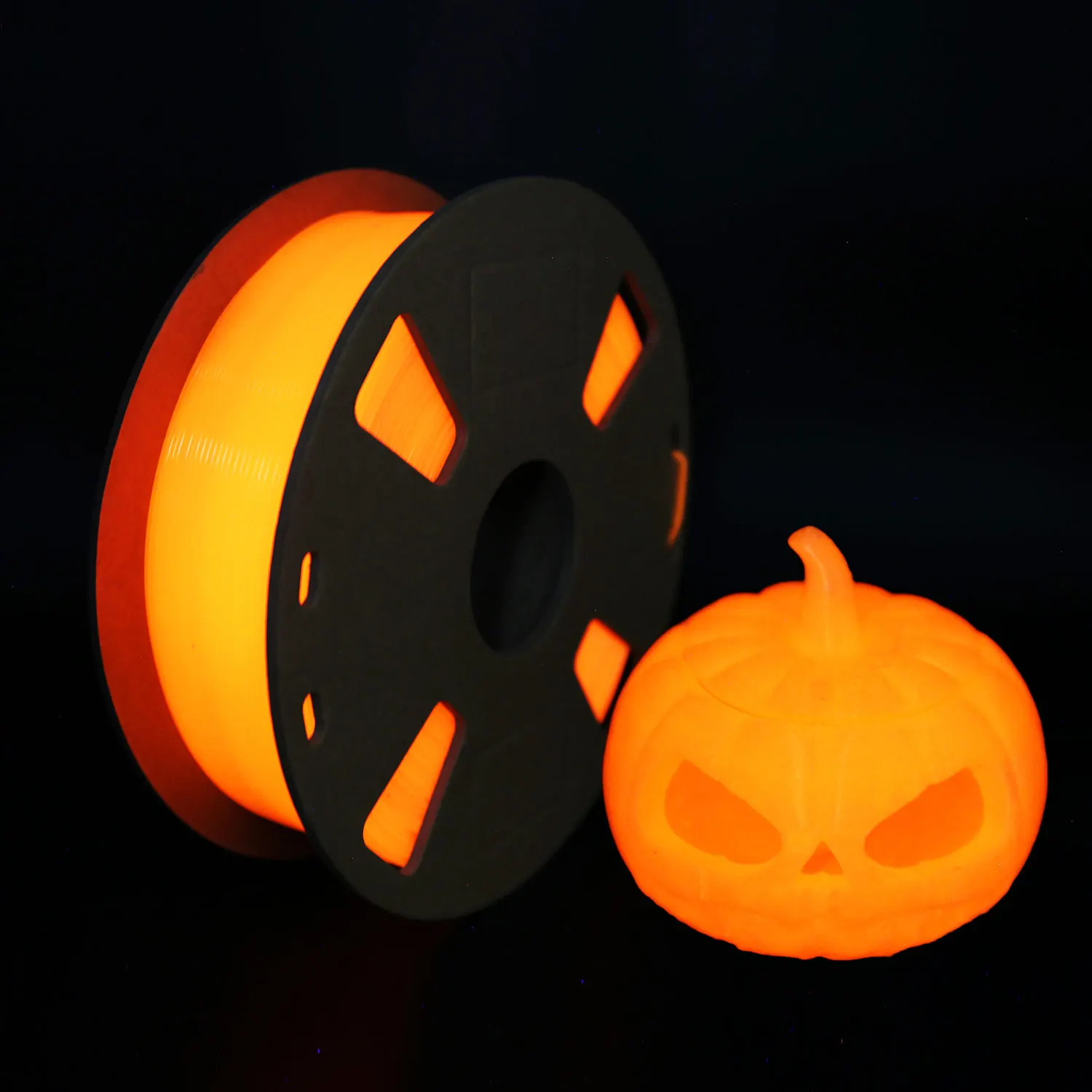 3D Printer Filament Luminous  1.75mm No Tangle, Net Weight 2.2lbs(1KG) Spool , PLA Pro Plus,   with Glow in The Dark Effect