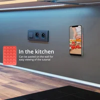 Back Sticker Suction Cup Phone Holder Silicone Cup Mat Smartphone Wall Stand for Glass Ceramic Tiles Smooth Walls Phone Stand 2