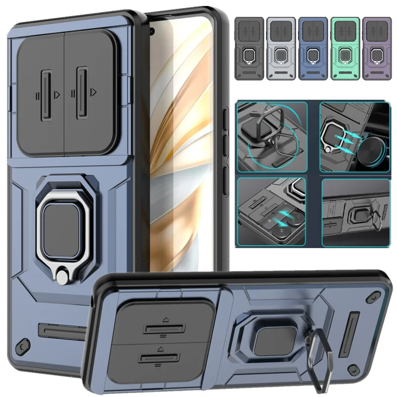Armor Shockproof Case with Ring Stand Holder - Protective Cover