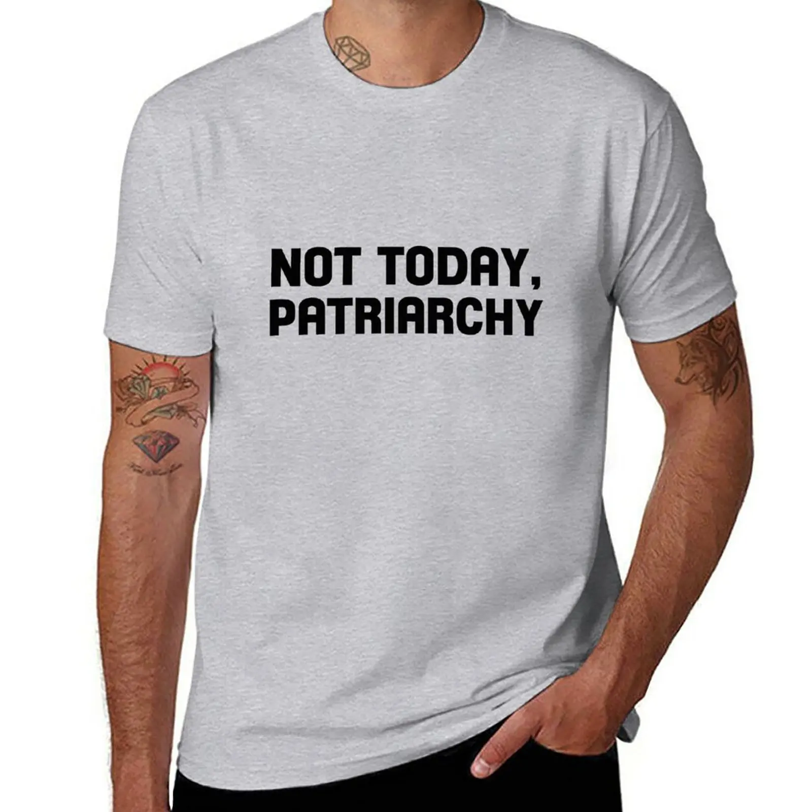 

New Not Today, Patriarchy T-Shirt korean fashion funny t shirts mens t shirts