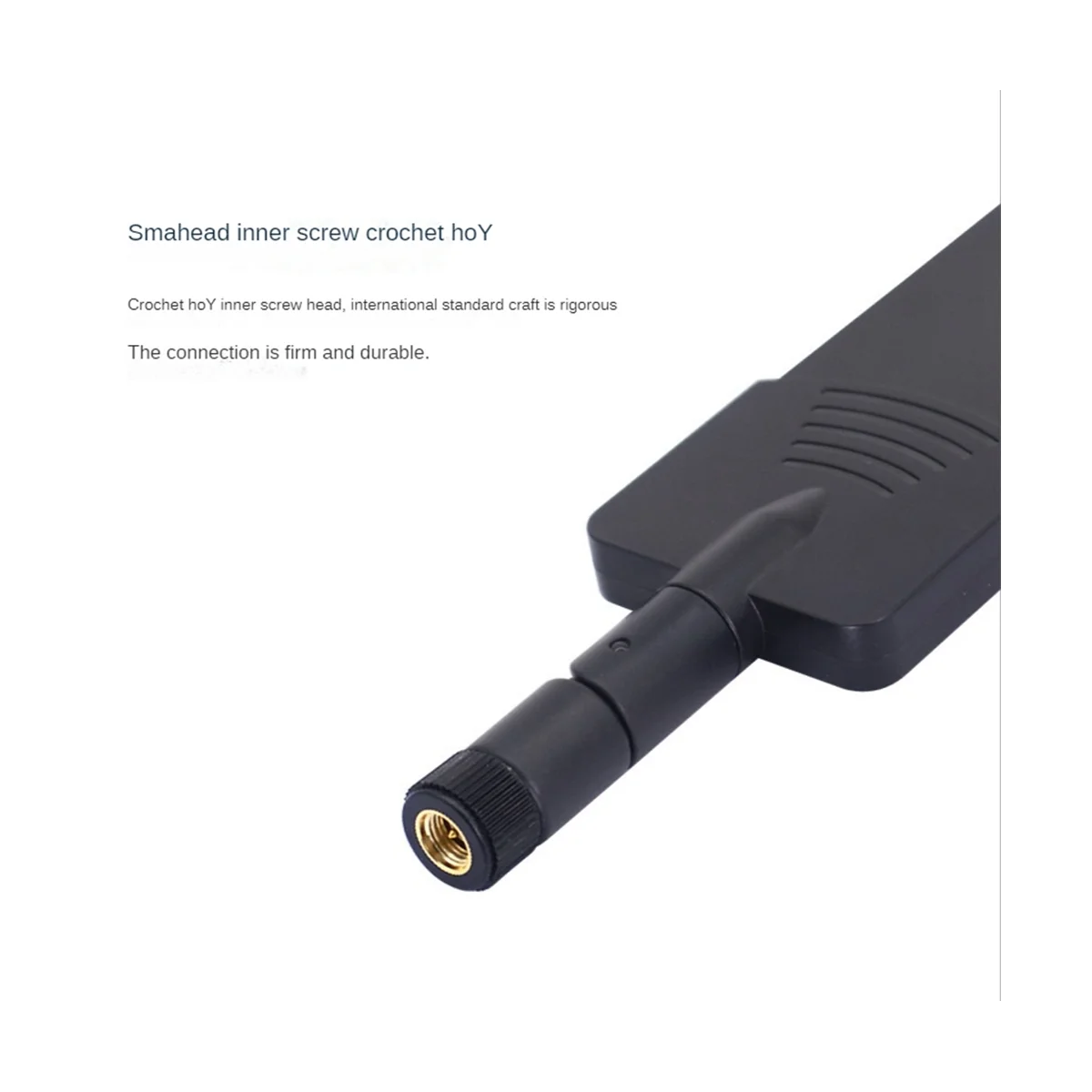1PCS 5G/3G/4G/GSM Full Band Glue Stick Omni Wireless Smart Meter Router Module Gain 40DBi Antenna, White SMA Male