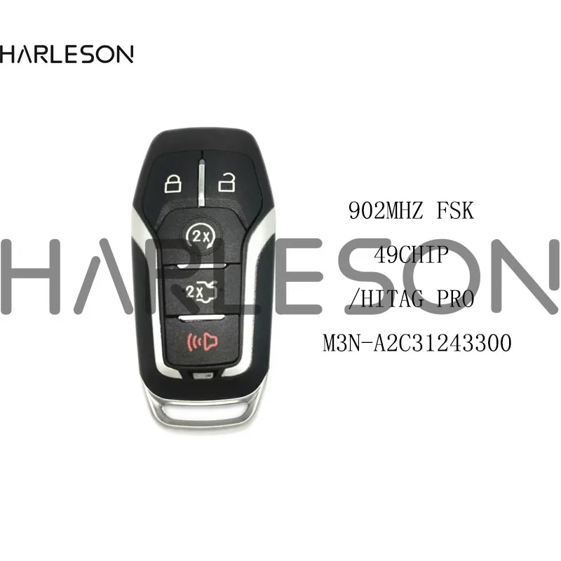 

2013-2017 FCC: Φ FSK 902MHZ ID 49 ID для Ford Fusion Explorer edge Mustang Smart Keyless Remote Key