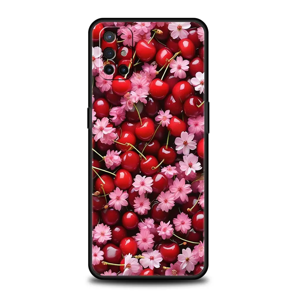 Elegant Red Cherry Soft Phone Case - Durable and Stylish Protective Cover