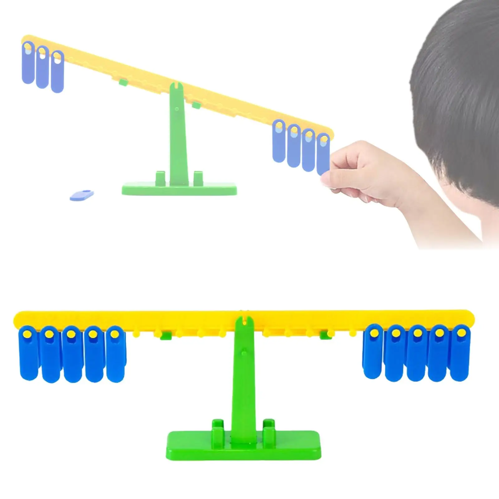 Balance Counting Toy Mathematics Manipulative Montessori Toys for Kindergarten Teaching Prop Boy Girl Children Ages 3+ Year Old