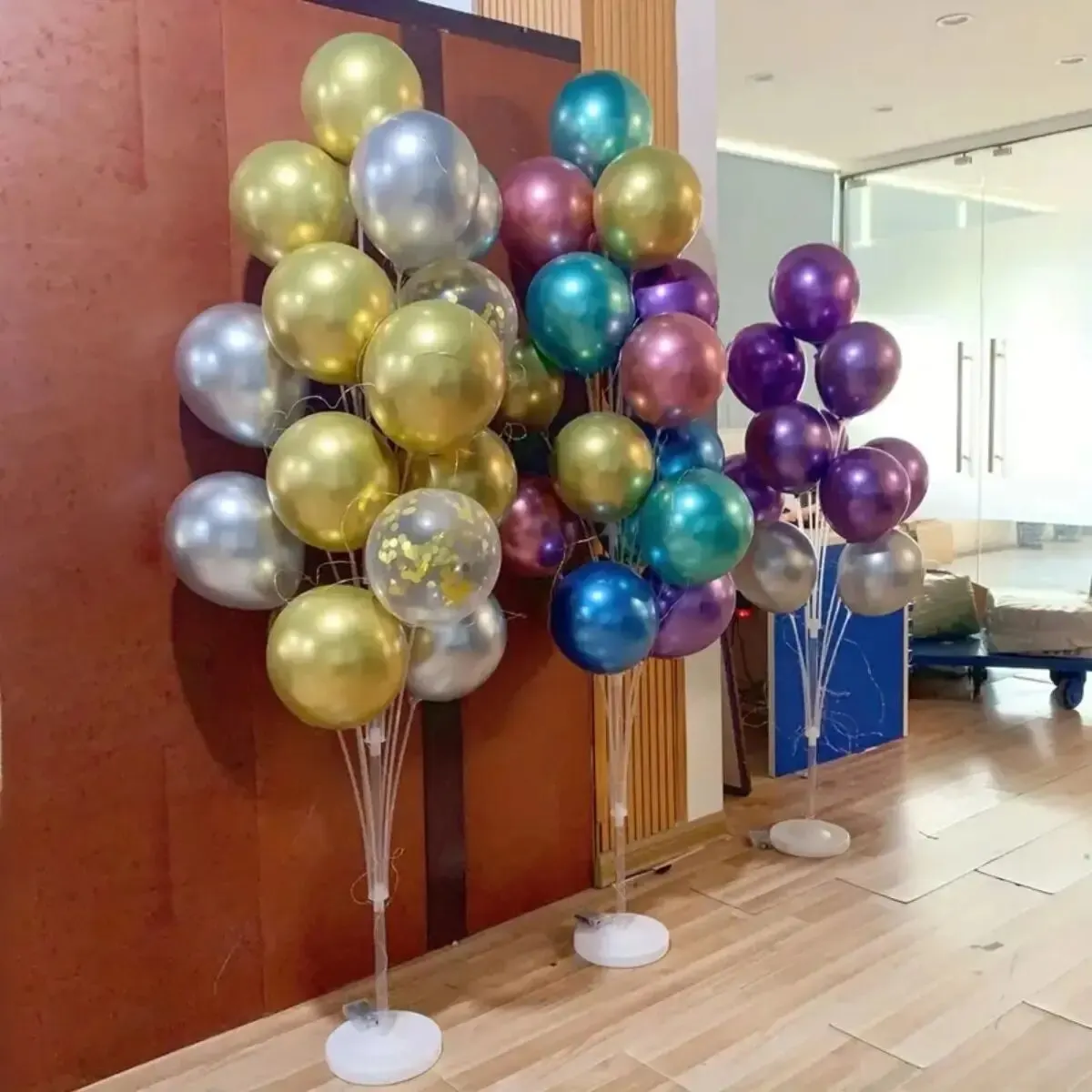 Party Supplies PE Balloon Stand Holder with 13/19 Tubes Happy Birthday and Wedding Party Decoration Supplies