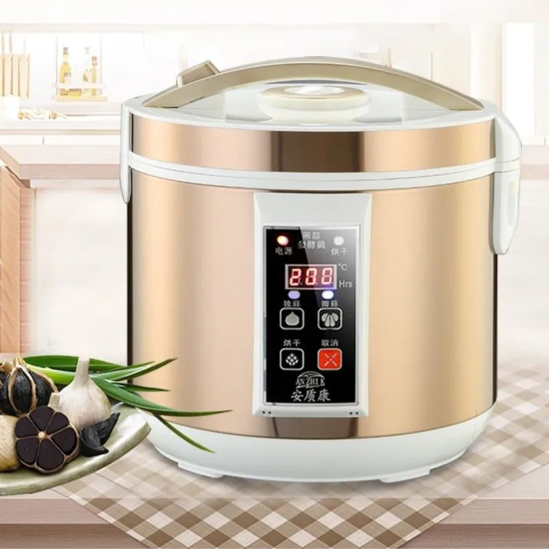 220V Electric Black Garlic Fermenter Dough Natto Rice Wine Fermenting Machine DIY Automatic Zymolysis Pot Yogurt Maker