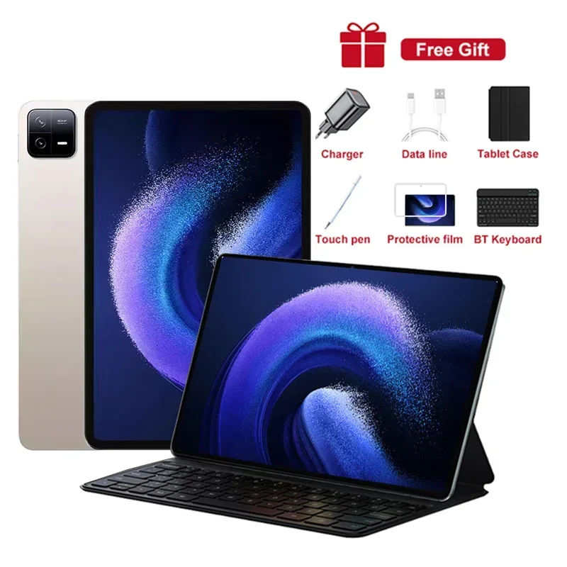 thumbnail image 1 of Nueva versión global Original Pad 6 Pro Tablets PC Snapdragon 888 10000mAh Android 13 11 pulgadas 16GB + 1024GB 5G HD 4K Pantalla WIFI Mi, 1 of 5