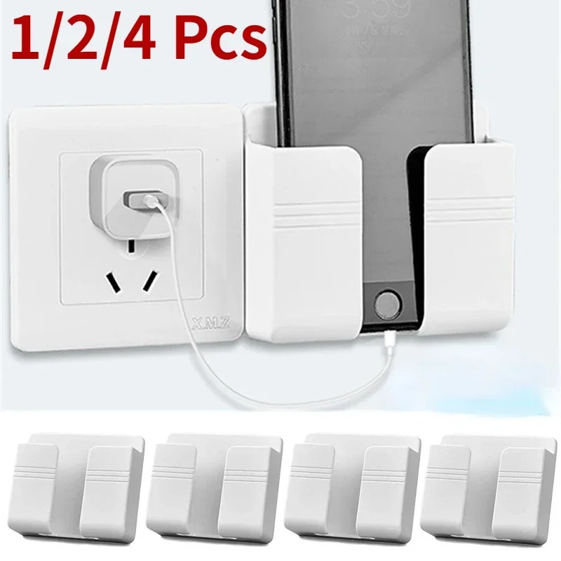 Multifunzione Punch Free Wall Storage Box Organizer Rack Tv Telecomando Montato Supporto Di Ricarica Per Spina Del Telefono Cellulare