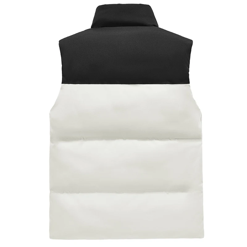 Mens Waistcoat L-6XL 7XL 8XL Autumn winter Solid color business casual sunscreen warm
