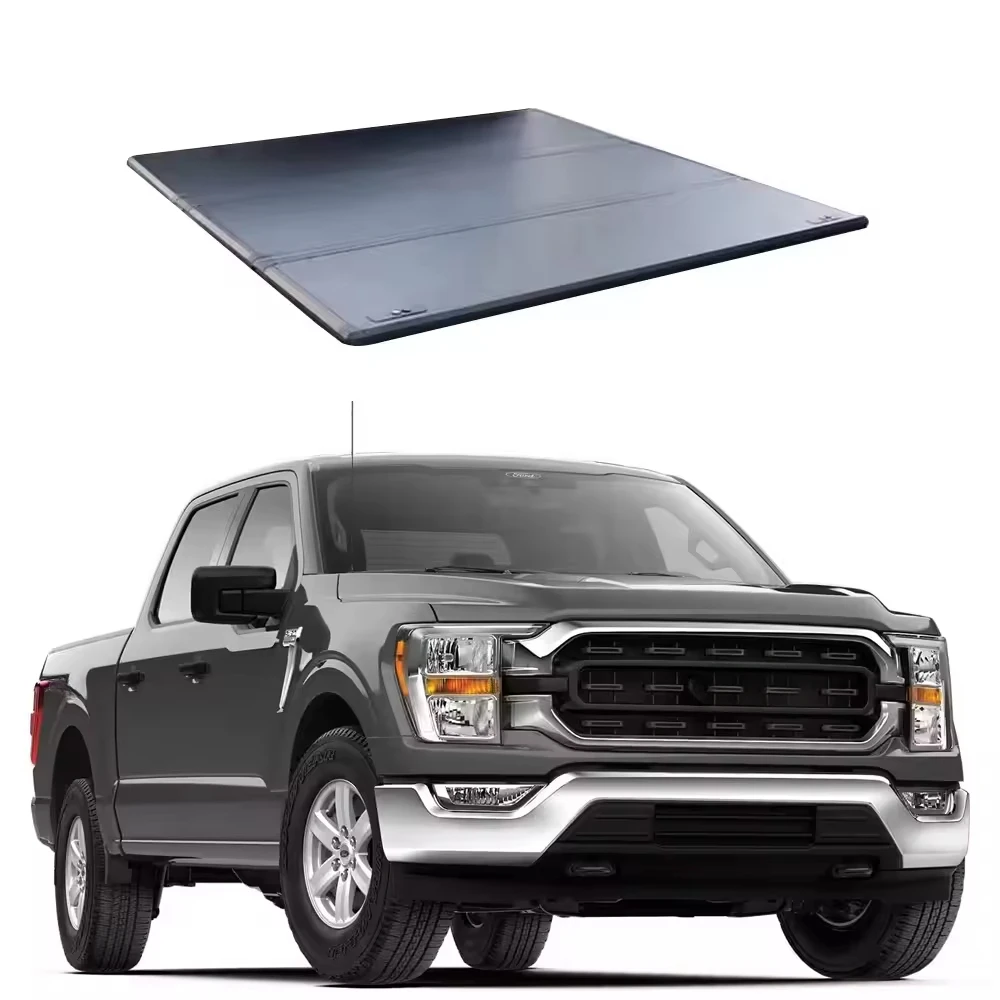 

Soft Roll Up Truck Bed Cover Folding Tonneau Cover For Ford F-250