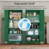 Metal Storage Cabinet 75" Steel File Cabinet for Home Office Kitchen Pantry Storage Cabinet with Doors 5 Adjustable Shelves 5