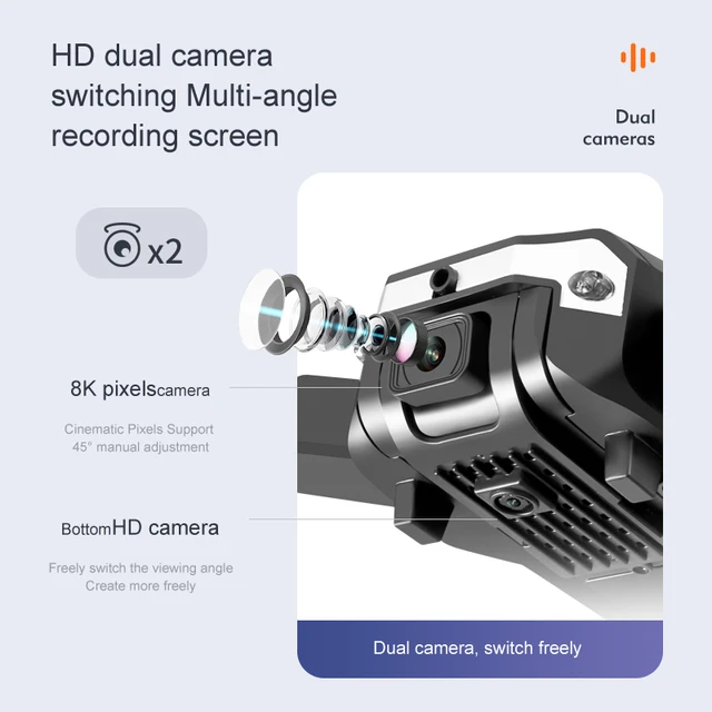 Drone Xiaomi LtMax Pro 8K HD - Pliable Avec Caméra Et Télécommande (Neuf)
